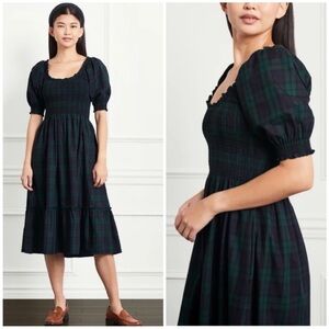 Hill House Home Louisa Blaclwatch Tartan Plaid Nap Dress XL